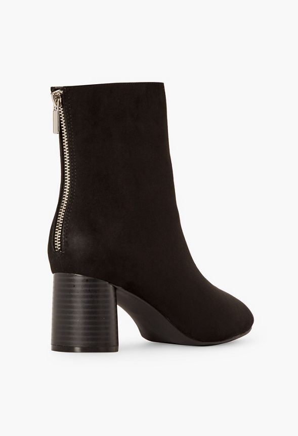 Cylinder heel ankle boots sale