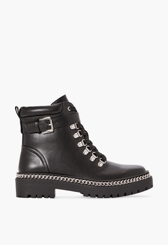 Tasha Lace-Up Boot Shoes in Tasha Lace-Up Boot - Get great deals at JustFab