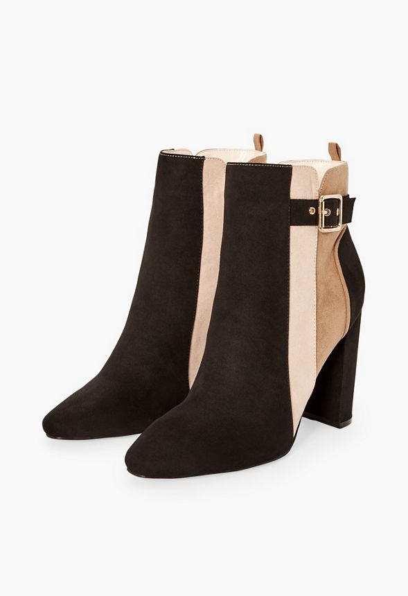 Linette Colour Block Ankle Boot