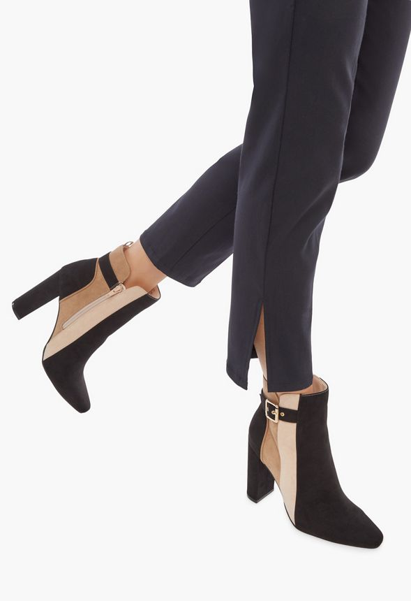 Linette Colour Block Ankle Boot