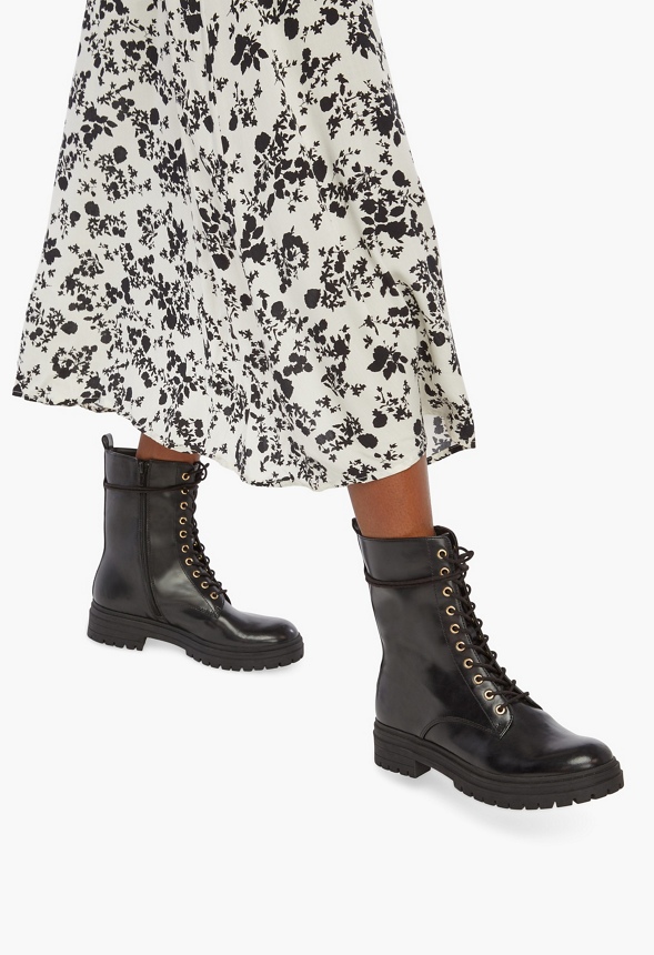 Enyo Lace-Up Ankle Boot