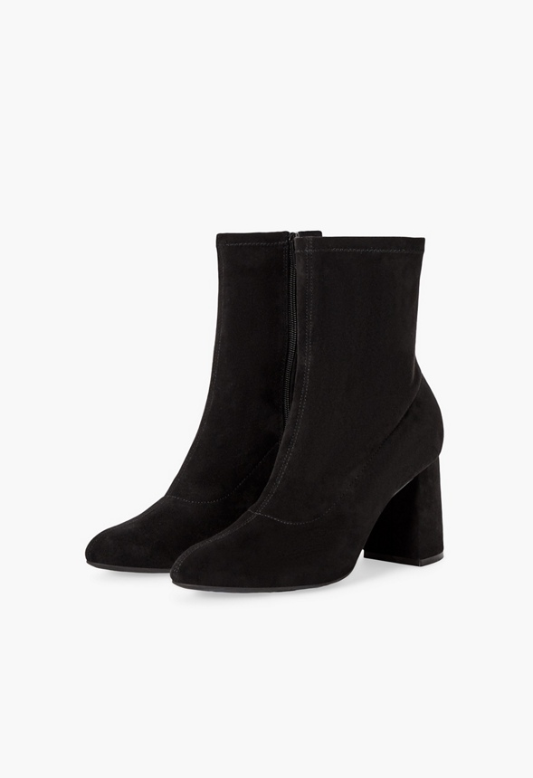 Aria Block Heeled Ankle Boot