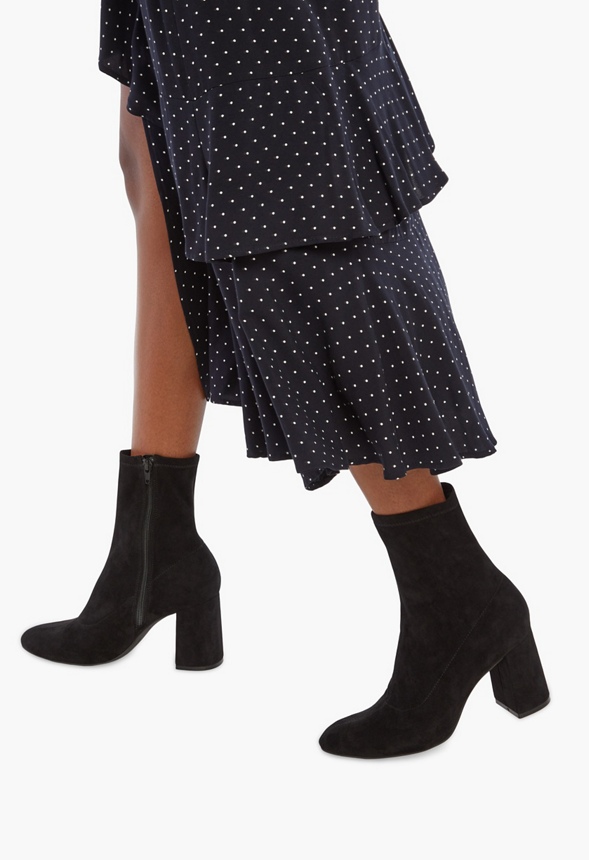 Aria Block Heeled Ankle Boot