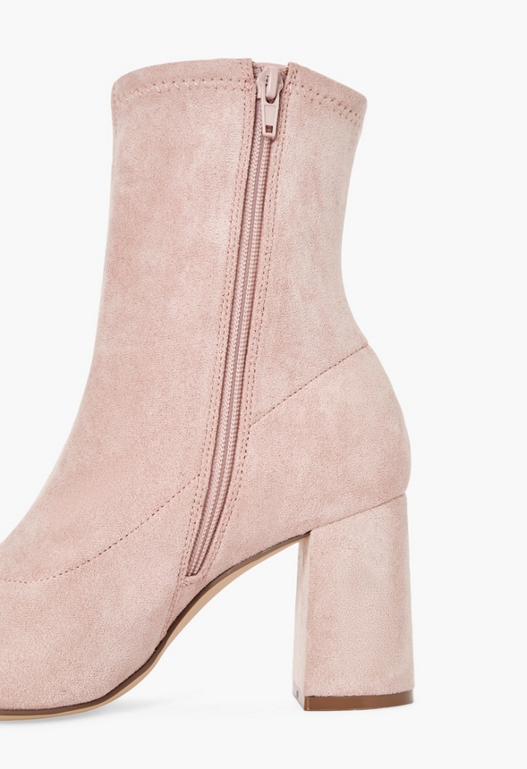 Aria Block Heeled Ankle Boot