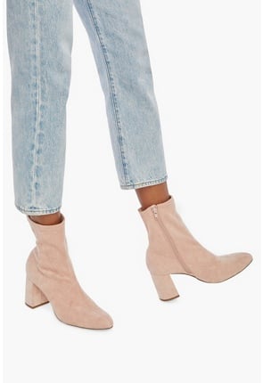 Aria Block Heeled Ankle Boot