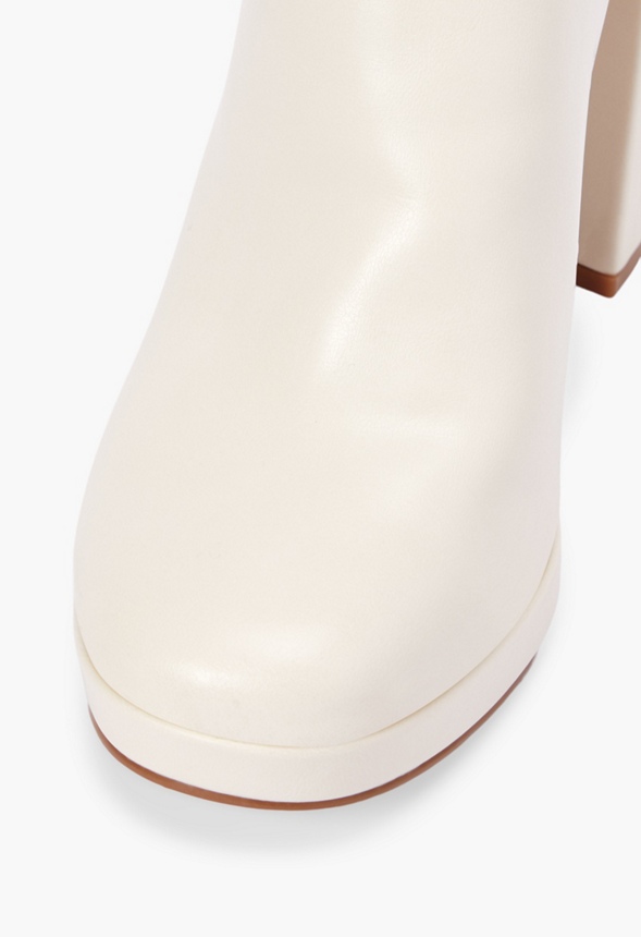 Aimee Platform Block Heeled Bootie