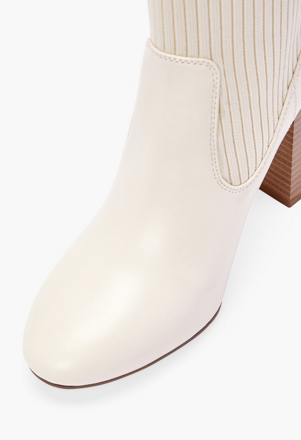 Rainsford Knit Block-Heeled Ankle Boot