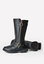 FabKids Quilted Tall Moto Boots