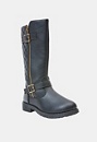 FabKids Quilted Tall Moto Boots