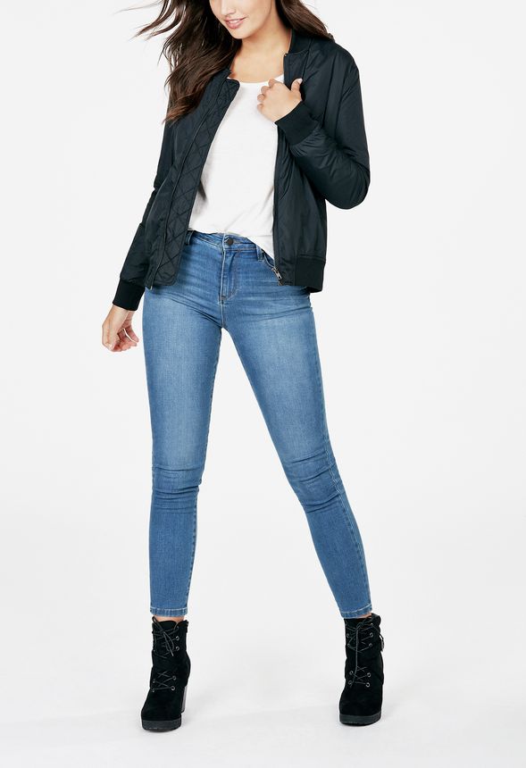 Bomber Jacket Clothing in Black - Get great deals at JustFab