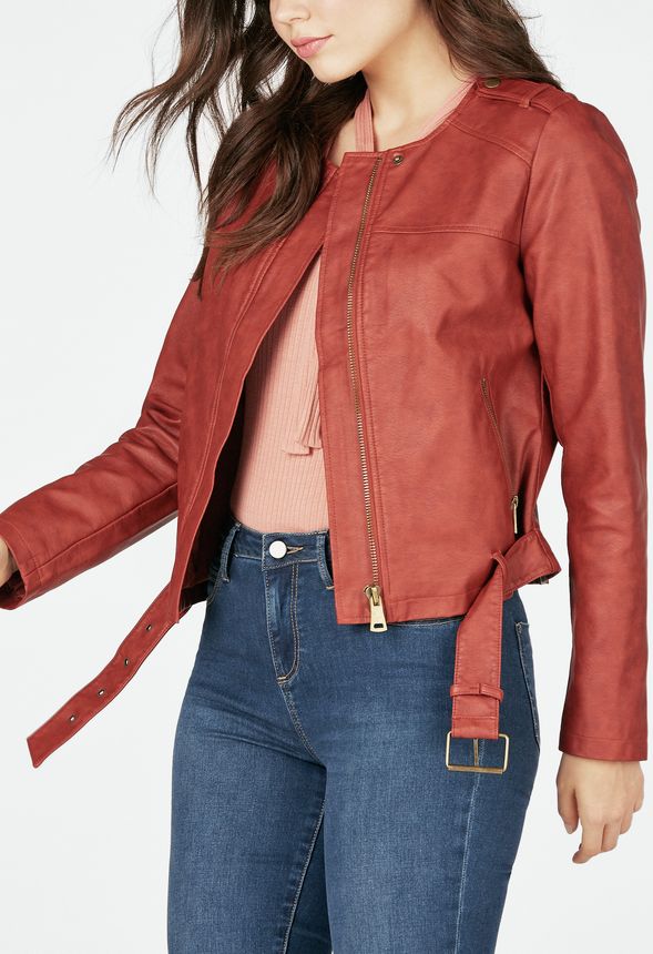 Belted Motorcycle Jacket on sale 22/24