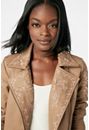 Embroidered Moto Jacket