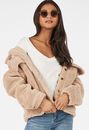 Button Front Teddy Jacket