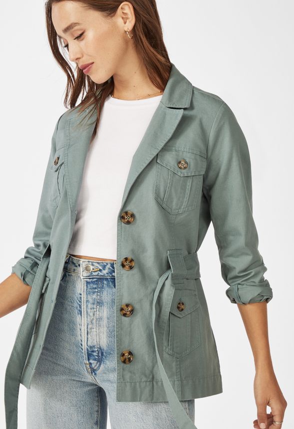 Belted Utility Jacket