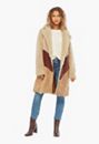 Colourblocked Teddy Coat