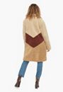 Colourblocked Teddy Coat