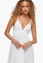 Robe longue à volants
