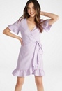 Ruffle Wrap Dress