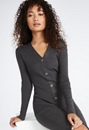 Cardigan Sweater Midi Dress