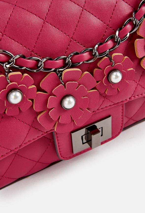 Quilted & Charmed Crossbody Bag Handtaschen in Fuchsia - günstig online  kaufen im JustFab Shop Deutschland