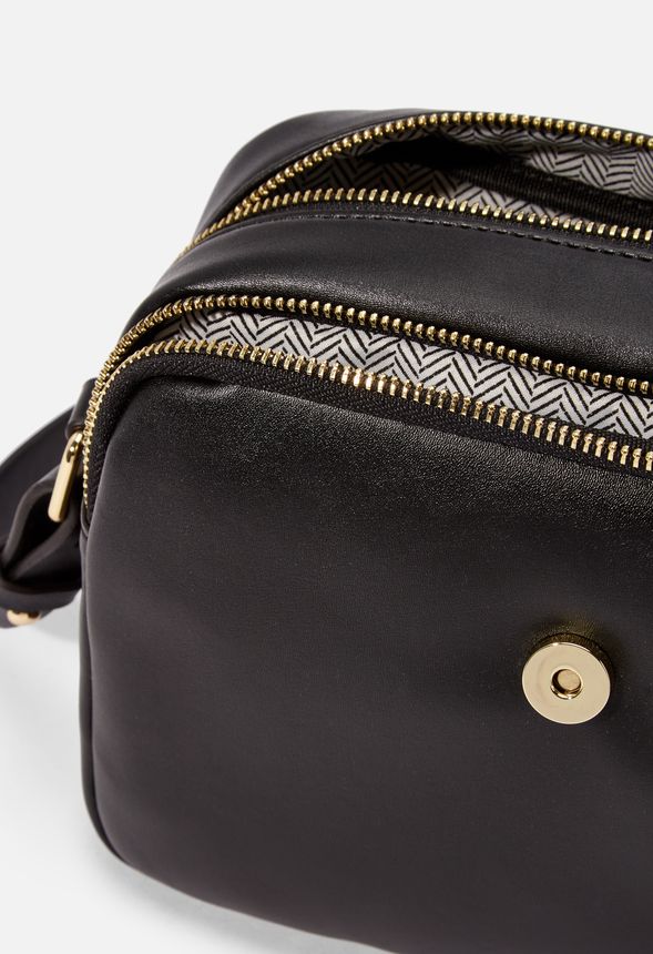 Bold Behavior Crossbody Bag Bags in Black - Get great deals at JustFab