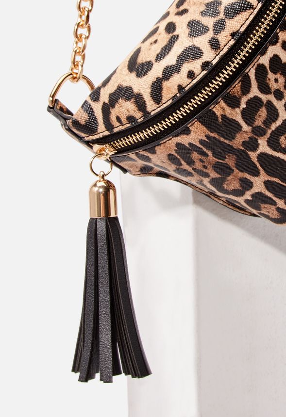 Chain Strap Belt Bag Handtaschen in Leopard gunstig online kaufen im JustFab Shop Deutschland