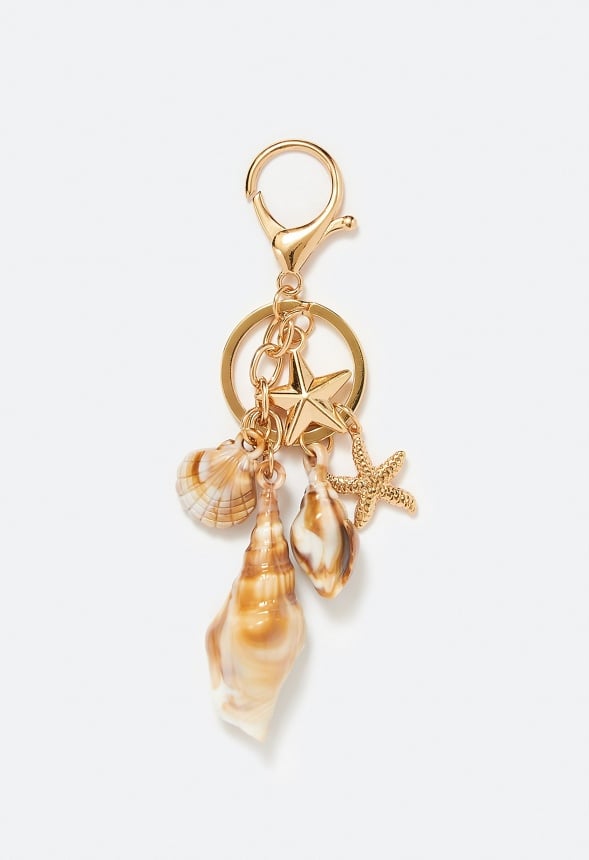 Lana Shell And Starfish Drops Bag Charm