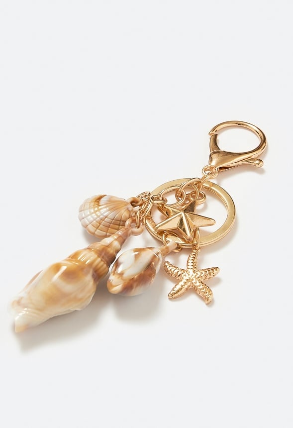 Lana Shell And Starfish Drops Bag Charm