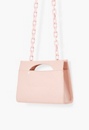 Cher Faux Patent Leather Clutch