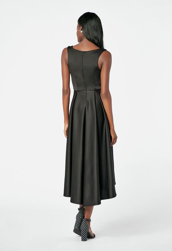High Low Fit & Flare Dress