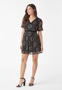 Lace Flutter Sleeve Dress