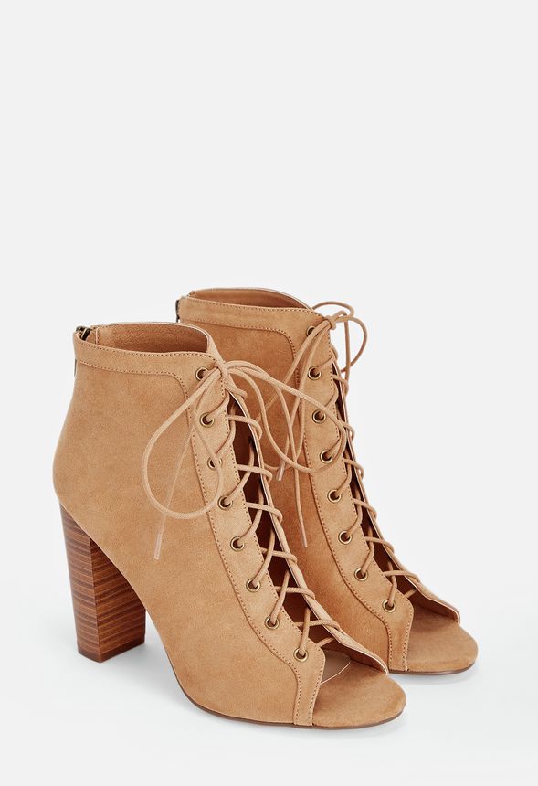 Dione Shoes in Tan - Get great deals at JustFab