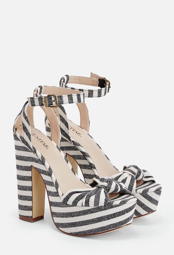 Lawren Shoes in Black White - Get great deals at JustFab
