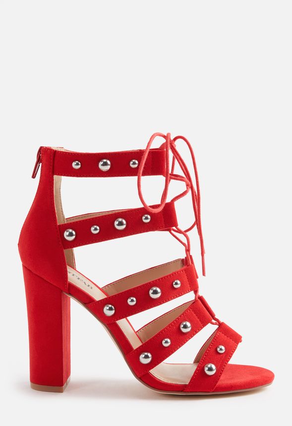justfab red shoes