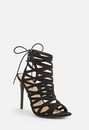 Persa Lace Back Cage Heel