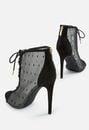 Peppa Lace-Up Platform Stiletto Ankle Boot