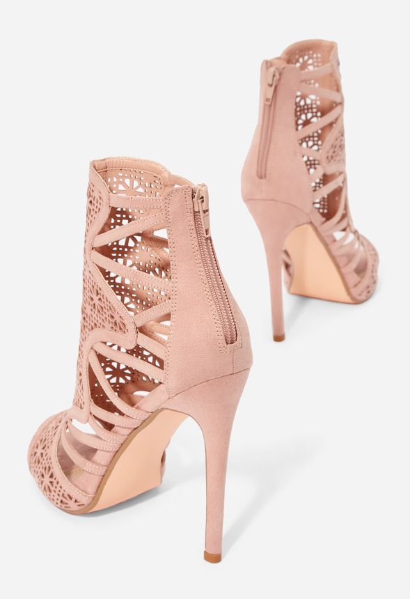 Can't Look Away Cutout Absatzsandale Schuhe in Blush Can't Look Away Cutout Heeled Sandal Schuhe in blush