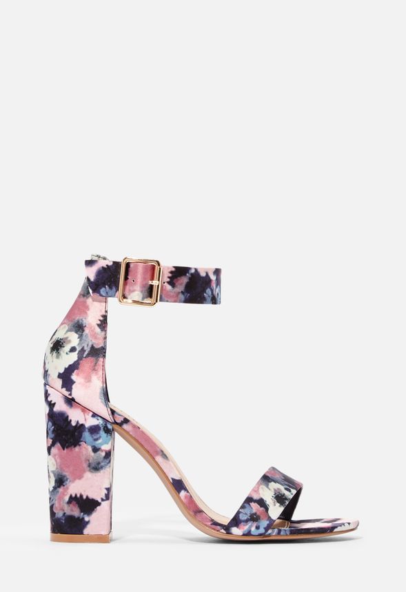 Audrey Block Heeled Sandal Shoes in 