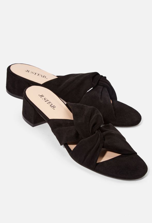 Juliet Mule Shoes in Black - Get great deals at JustFab