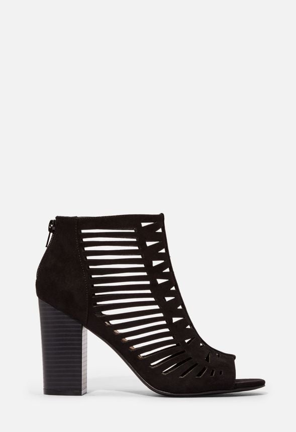 Out Of Office Open Toe Cutout Heeled Sandal