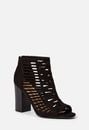 Out Of Office Open Toe Cutout Heeled Sandal