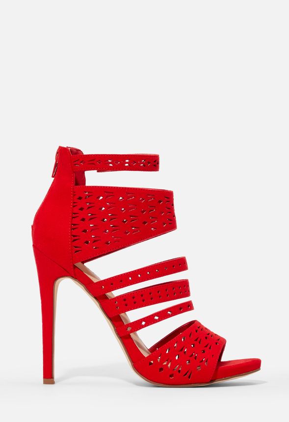 Boardwalk Babe Open Toe Cutout Heeled Sandal