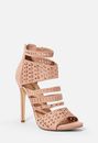 Boardwalk Babe Open Toe Cutout Heeled Sandal
