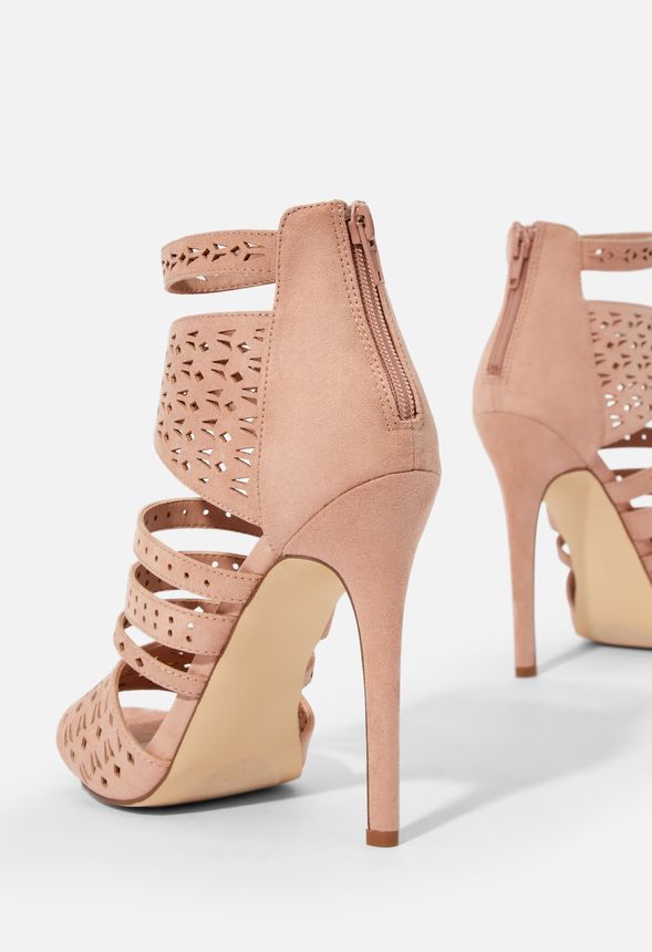 Boardwalk Babe Open Toe Cutout Heeled Sandal
