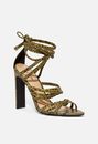 Slay Day Lace-Up Heeled Sandal
