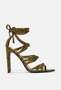 Slay Day Lace-Up Heeled Sandal