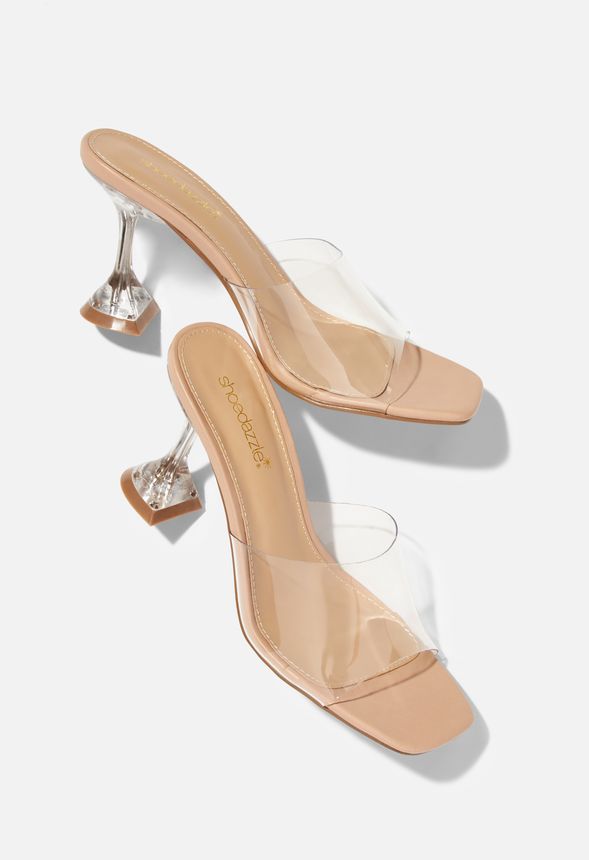 Justfab best sale talon transparent