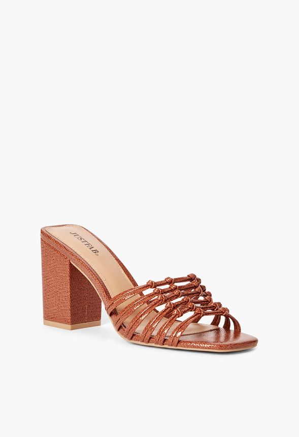 Emogene Woven Square Toe Slide