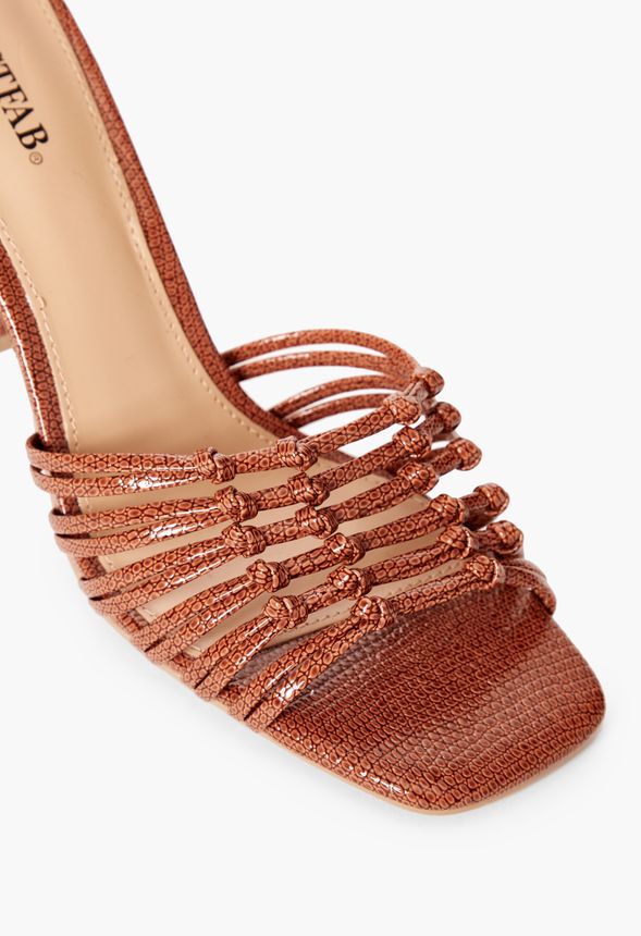 Emogene Woven Square Toe Slide