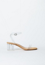 Chloe Clear Heeled Sandal